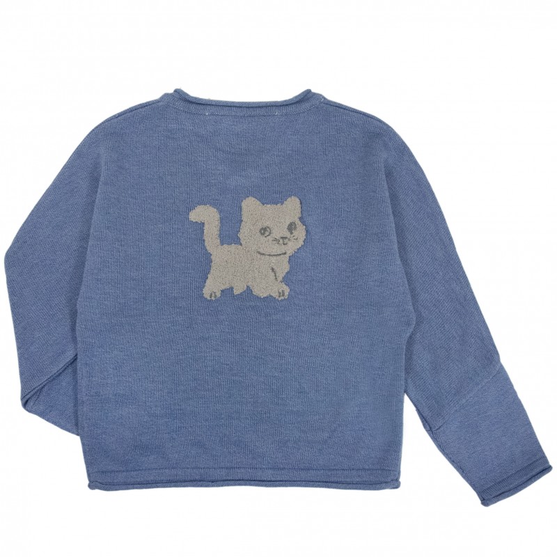 Cat Knit Sweater - Chateau de sable