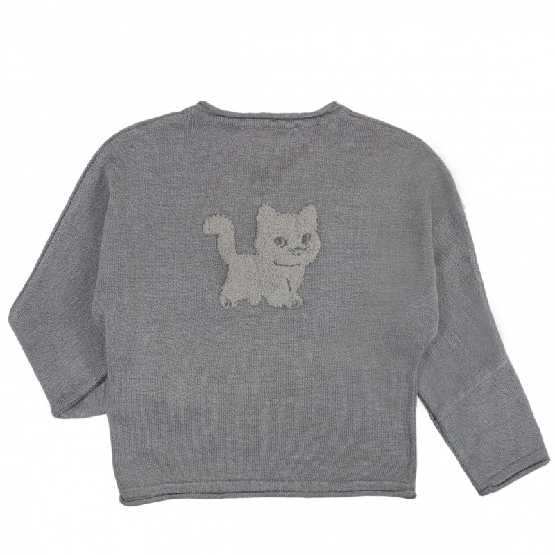 Cat Knit Sweater - Chateau de sable