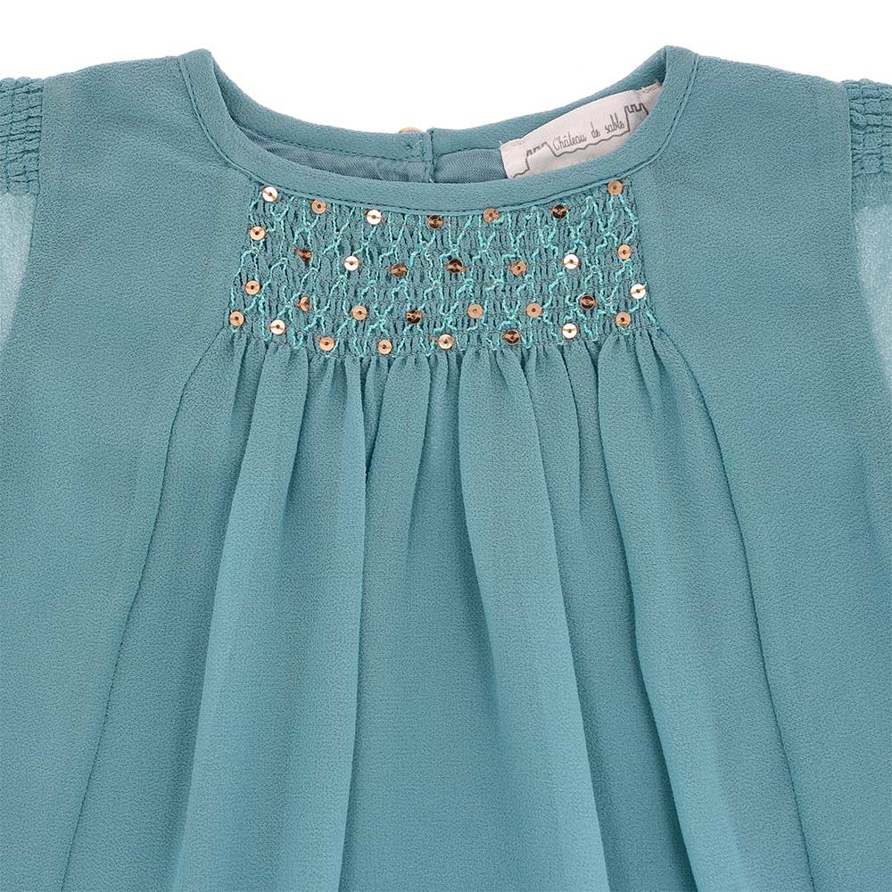 Festive chiffon dress