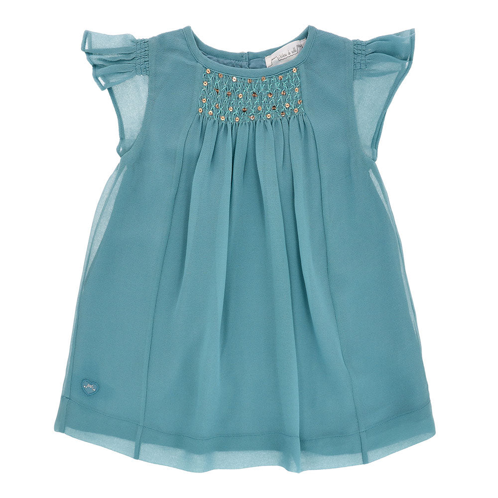 Festive chiffon dress