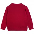 Basic Boy V Collar Red Cardigan