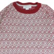 Boy Burgundy Jacquard Sweater