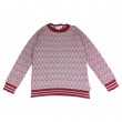 Boy Burgundy Jacquard Sweater