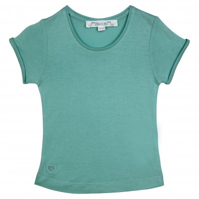 Basic aqua girl t-shirt