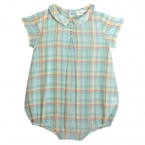 Rainbow Chequered Romper 