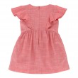 Ruffled Sleeve Cotton Dress 