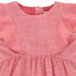 Ruffled Sleeve Cotton Dress 
