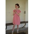 Ruffled Sleeve Cotton Dress 