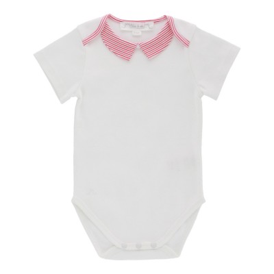 Striped Collared Bodysuit 