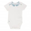 Chequered Collar Bodysuit