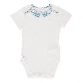 Chequered Collar Bodysuit