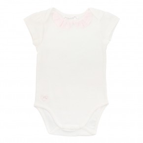 Flounce Collar Bodysuit 