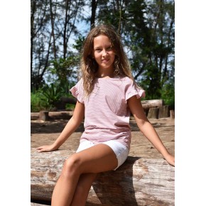 The Essentials - Flounce Sleeve Tee-shirt 
