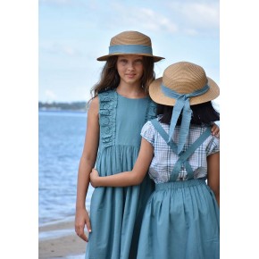 Eyelet Lace Pinafore Skirt