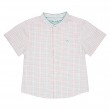 Chequered Mao Collar Shirt 