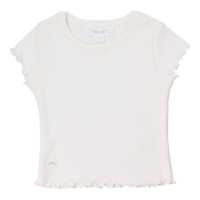 Rib Cotton Tee-shirt 