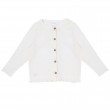 Cotton rib cardigan 