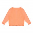 Cotton rib cardigan 