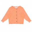 Cotton rib cardigan 