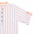Roll-up Sleeve Striped Shirt 