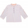 Roll-up Sleeve Striped Shirt 