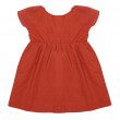 French-knot Flounce Dress