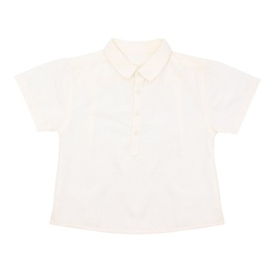 Cotton Linen Short Sleeve Shirt 