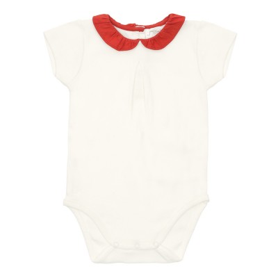 Flounce Collar Onesie