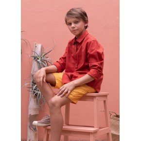 Cotton Linen Long Sleeve Shirt 