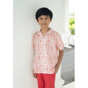 Printed short sleeve shirt 