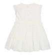 Festive polka dot tiered dress
