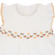 Hand embroidered smocking dress