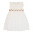 Hand embroidered smocking dress