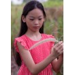 Hand embroidered smocking dress