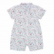 Festive printed romper