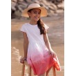 Dip-dye ombre ballerina dress