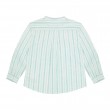 Roll-up sleeve linen long sleeve shirt 