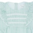Flounce sleeve playsuit