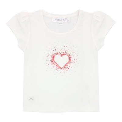 The Essentials - Puff-sleeve printed tee-shirt
