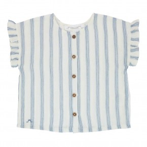 Ruffle sleeve blouse