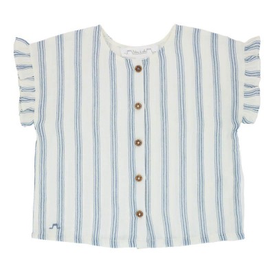 Ruffle sleeve blouse