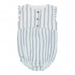 Striped playsuit