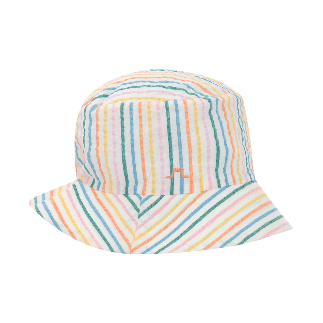 Seersucker bucket hat