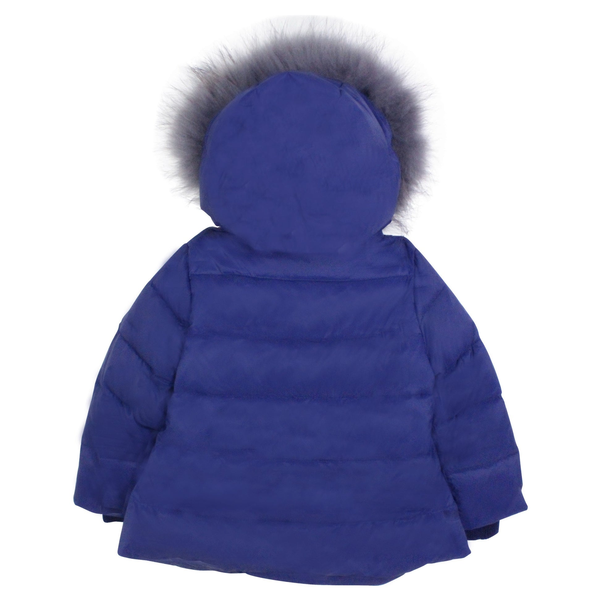Off-centre zip coat 
