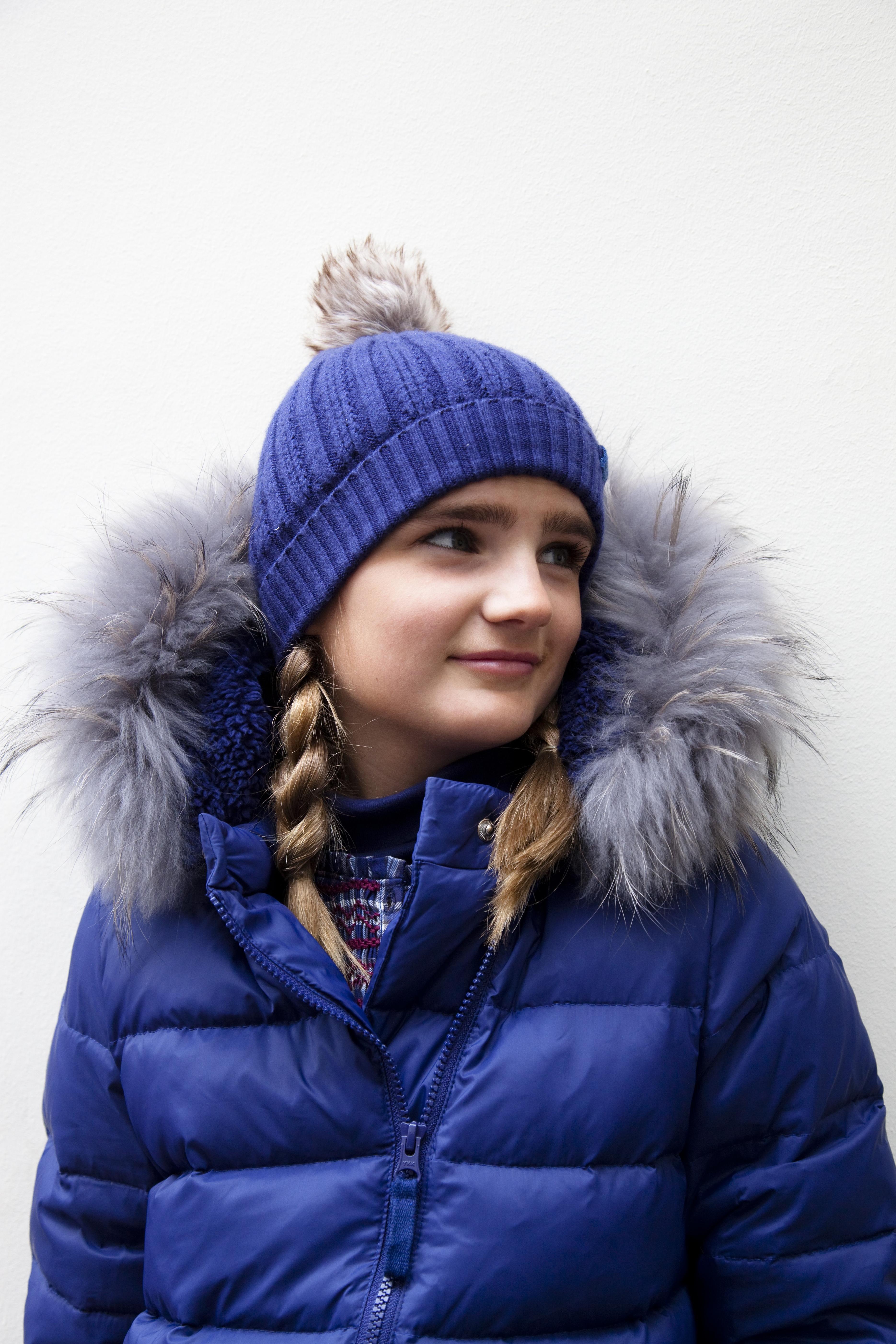 Off-centre zip coat 