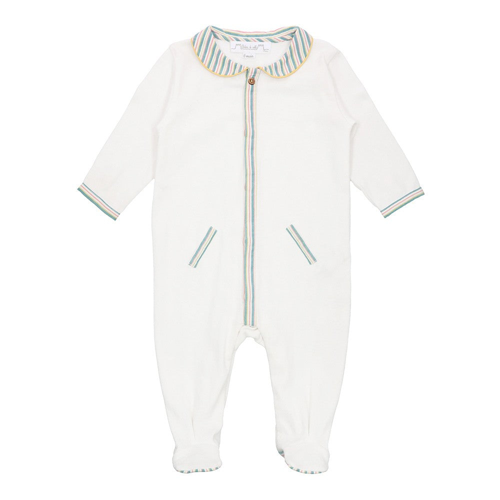 Striped Collar Pyjamas 