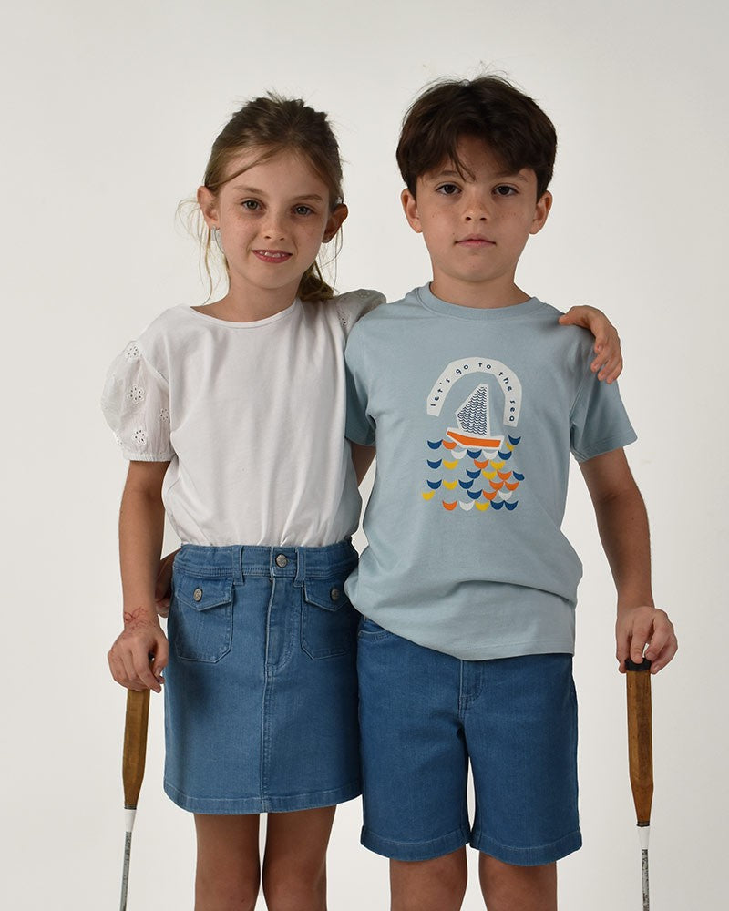 The Essentials - Denim Boy Shorts 