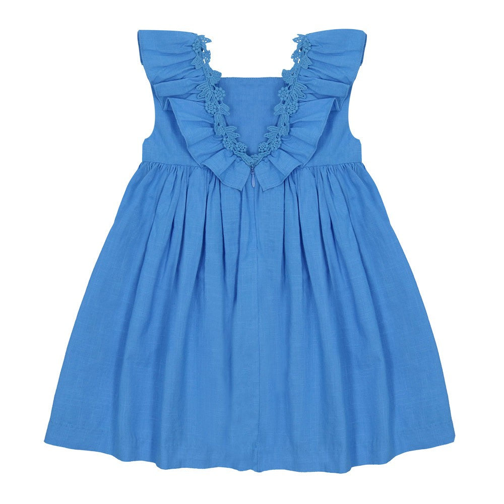 Ceremony Lace Flounce Dress 