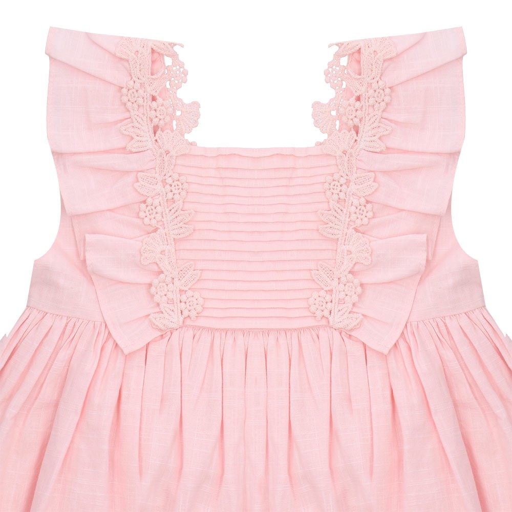 Ceremony Lace Flounce Dress 