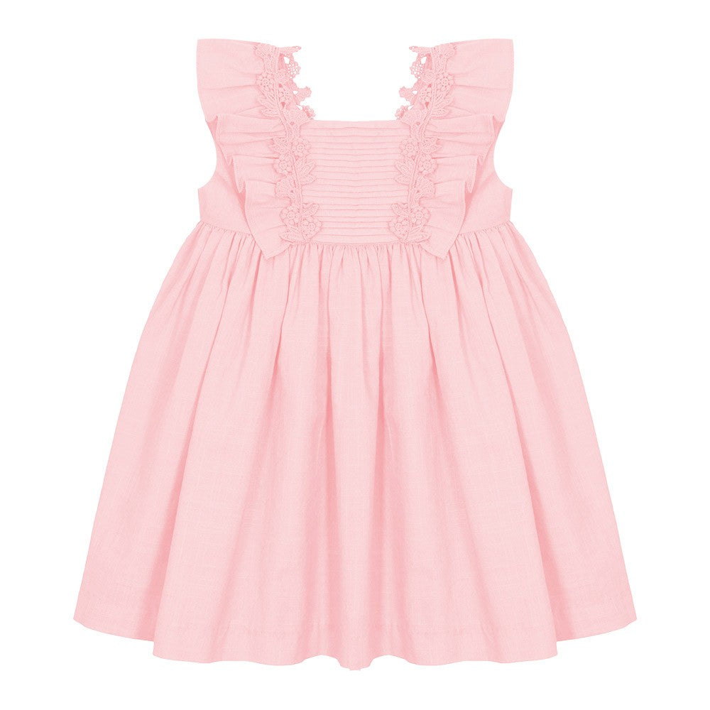 Ceremony Lace Flounce Dress 